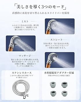 シャワーヘッド ナノ バブル 節水 高水圧 塩素除去 美肌 頭皮ケア マッサージ 楽天市場】シャワーヘッド 節水 増圧 塩素 除去 マイクロ